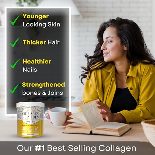 100% Pure Hydrolysed Collagen Peptides Powder - 400g Tub | Halal & Grass-Fed Bovine Collagen